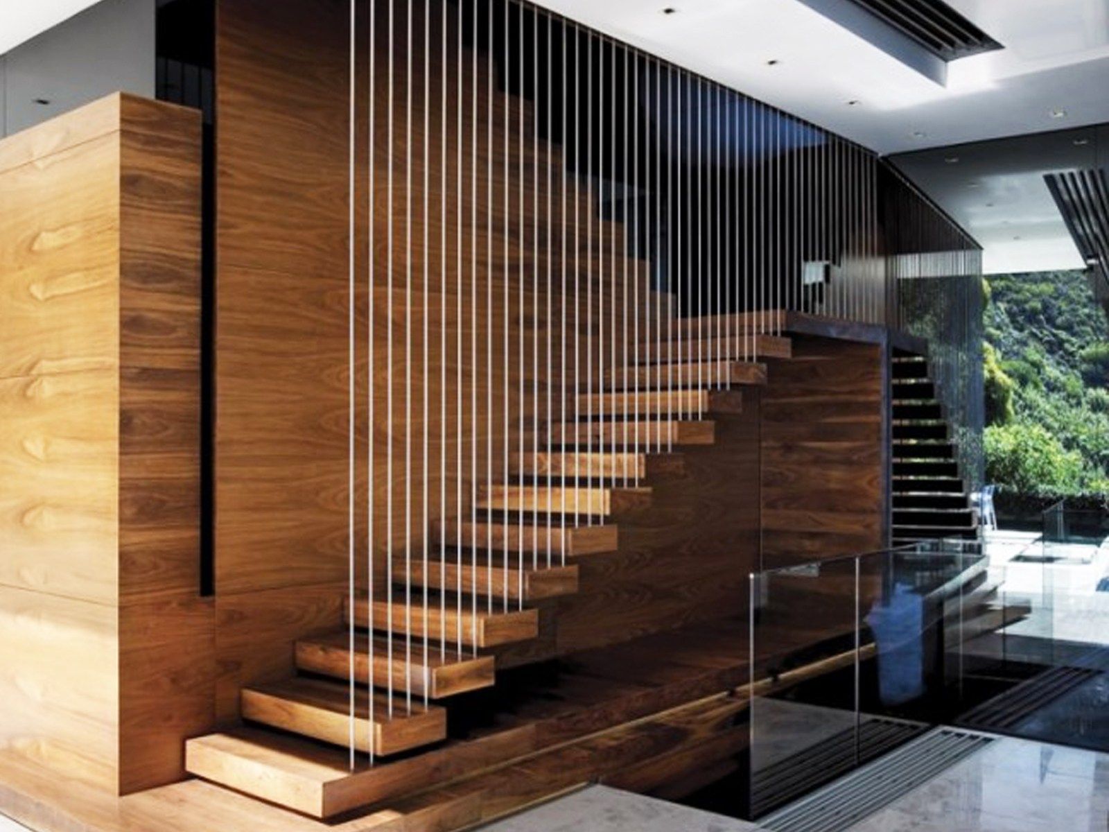 Cool Modern Staircase Lighting For Small Room