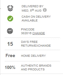 cash on delivery shopping sites for clothes