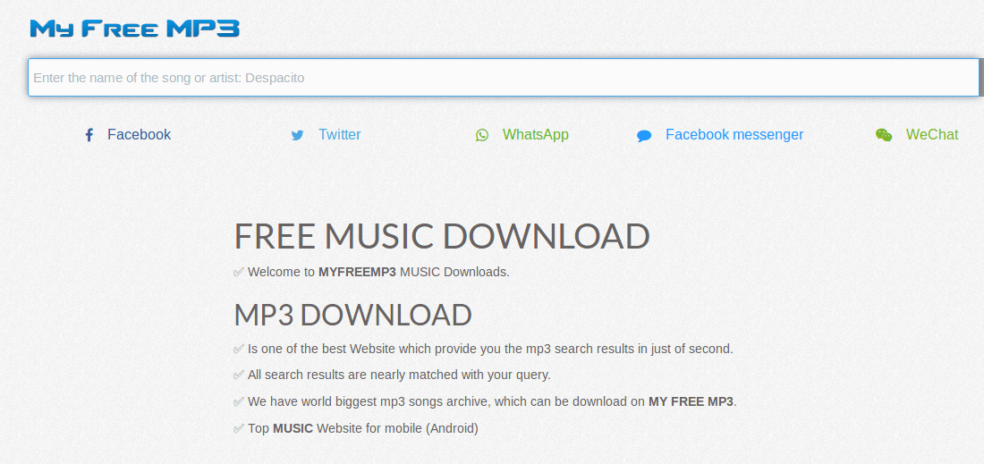 Top Best Free MP3 Downloading Sites (Latest Music Songs) 2024
