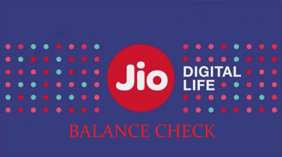 Jio Balance Check Jio USSD Codes Jio 4G Data Balance Check Codes