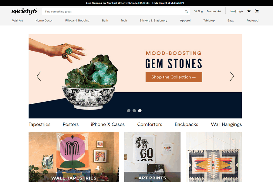 13 Alternative to Society6 and Similar sites