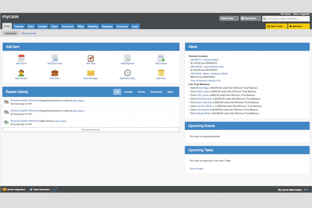 Best Legal Case Management Software Law Practice Management Tool