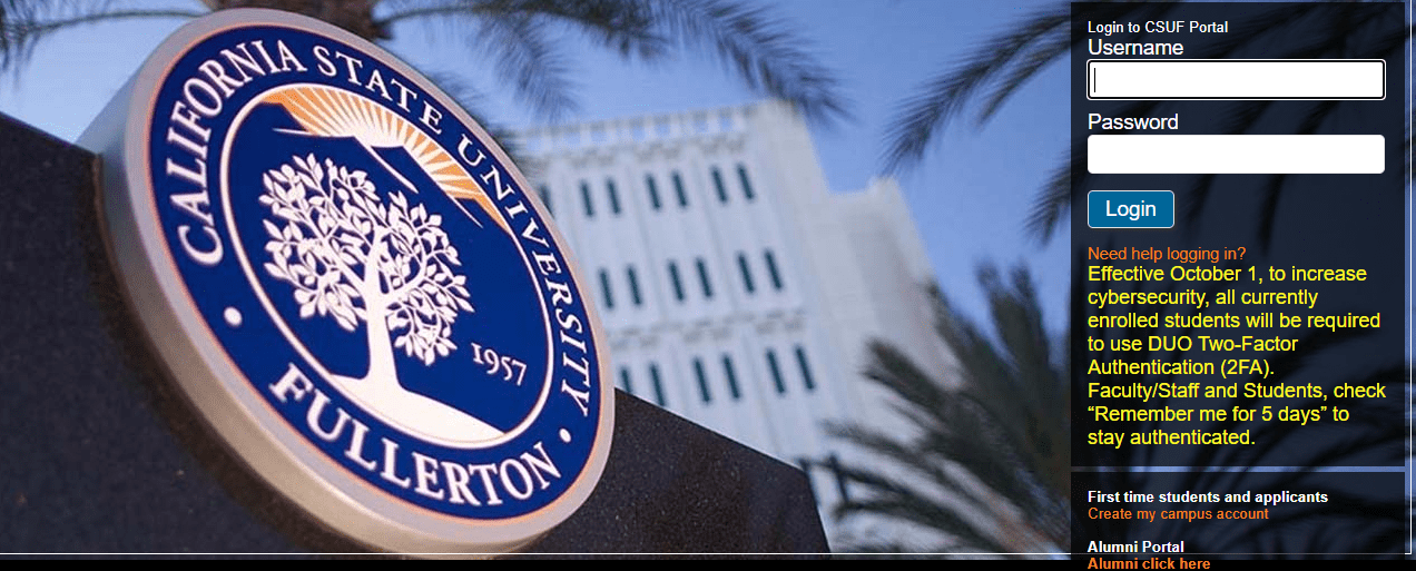 CSUF Portal Login The Complete CSUF Login Guide