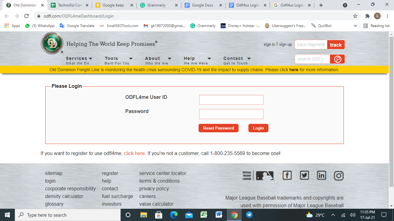 How to Login Odfl4us Portal Online? Login Guide