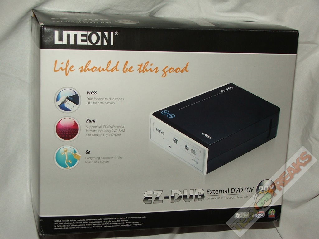 Liteon EZDUB External DVD RW Drive DX20A4PU Technogog