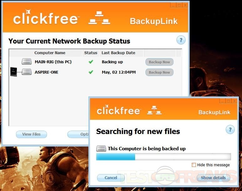 Review of Clickfree C2N Automatic Home Network Backup Technogog