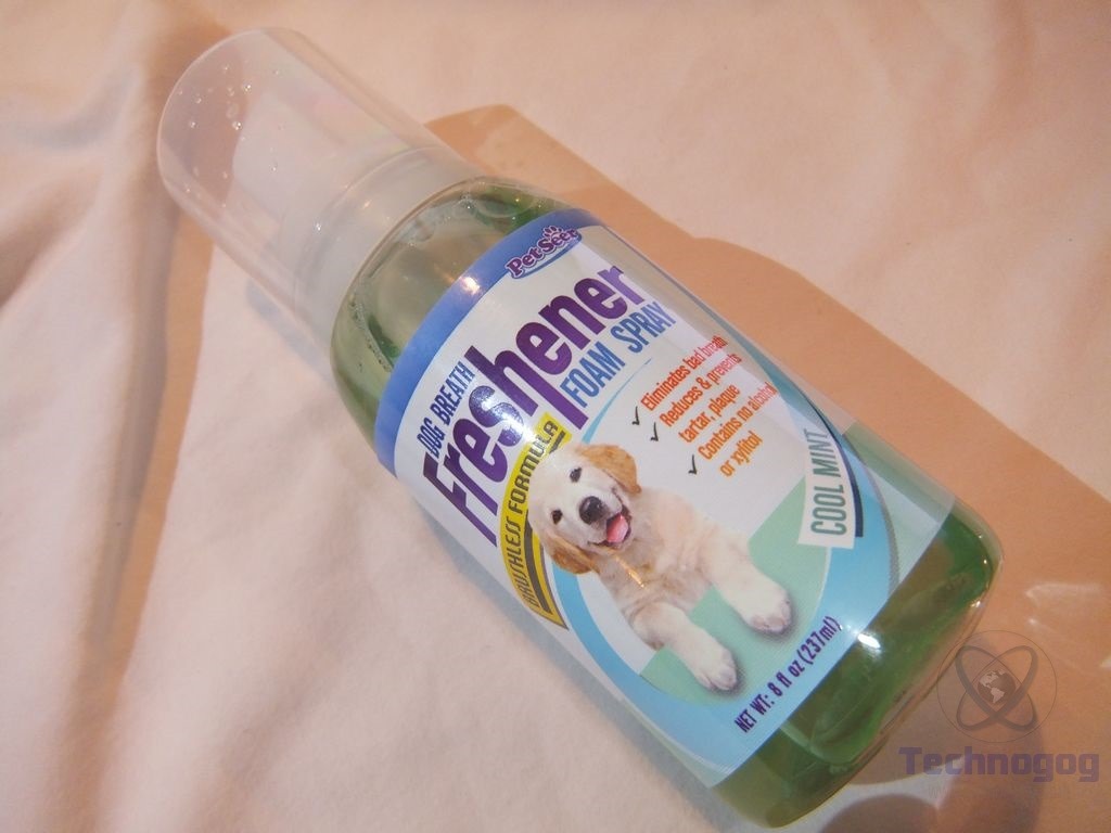 Review of Petseer Dog Breath Freshener and Teeth Cleaner Technogog