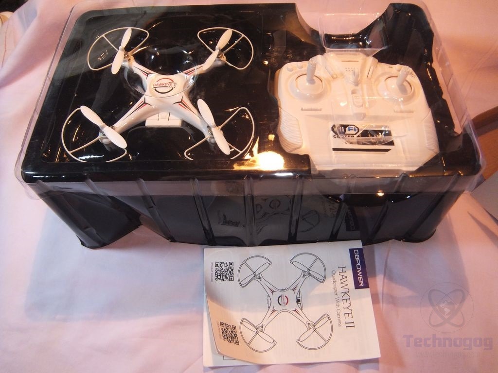 Review of DBPower HawkeyeII FPV Wifi Drone Quadcopter with Camera Technogog