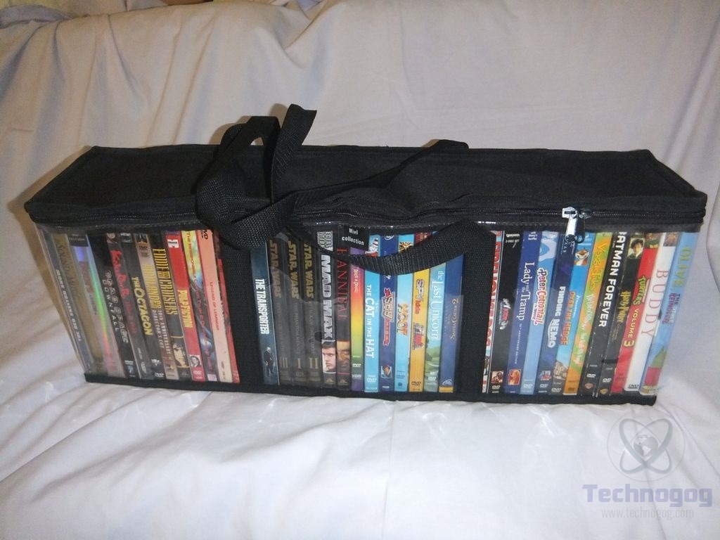 Review of Mivi Collection Set of 2 DVD Storage Bags Technogog