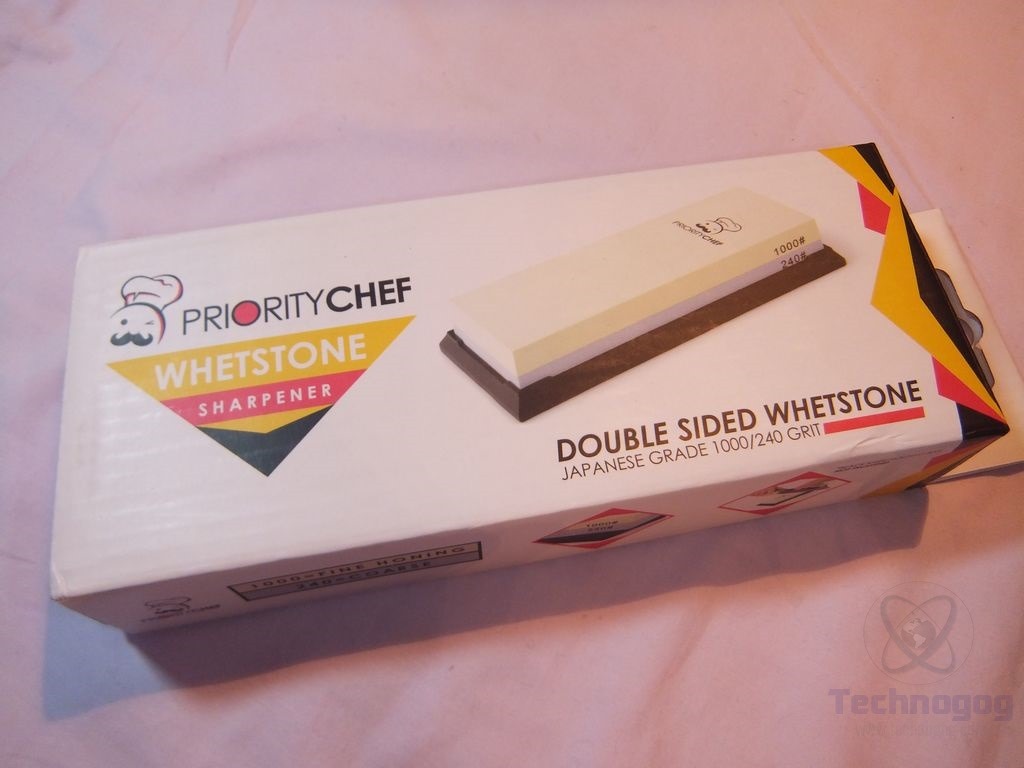 Review of Priority Chef Whetstone Sharpener Technogog