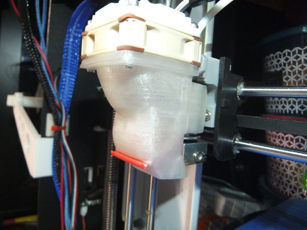 PLA ABS Fan Duct for e3d V6 MP Select Mini My Design Technogog