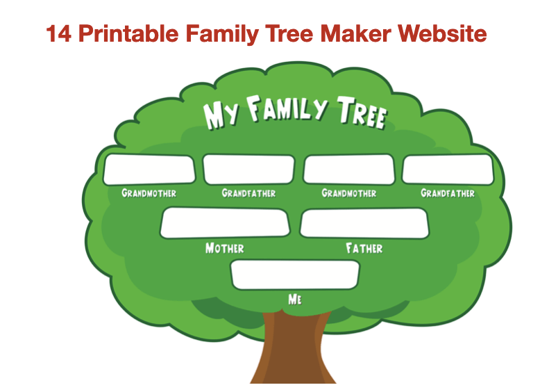 14 Best Printable Family Tree Maker Try in 2022