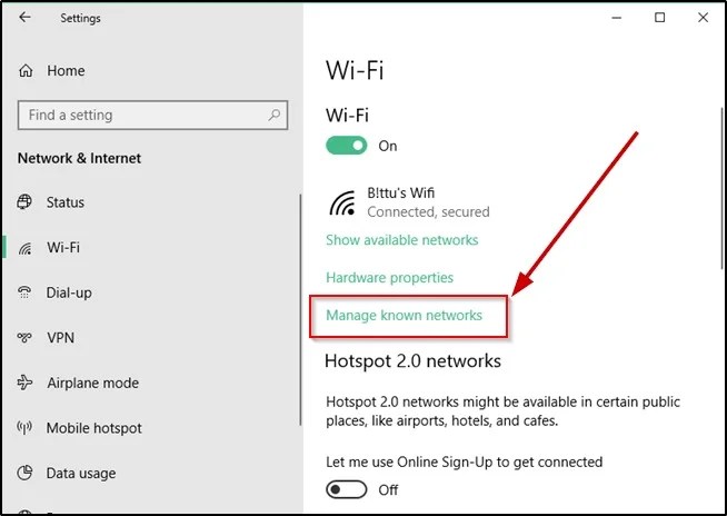 How to Delete a WiFi Network on Windows 10?