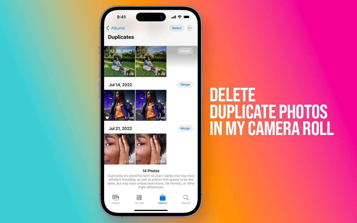 How Do I Delete Duplicate Photos in My Camera Roll?