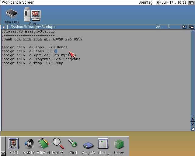 Amiga OS 3.9 auf CF Karte kopieren Technology Blog