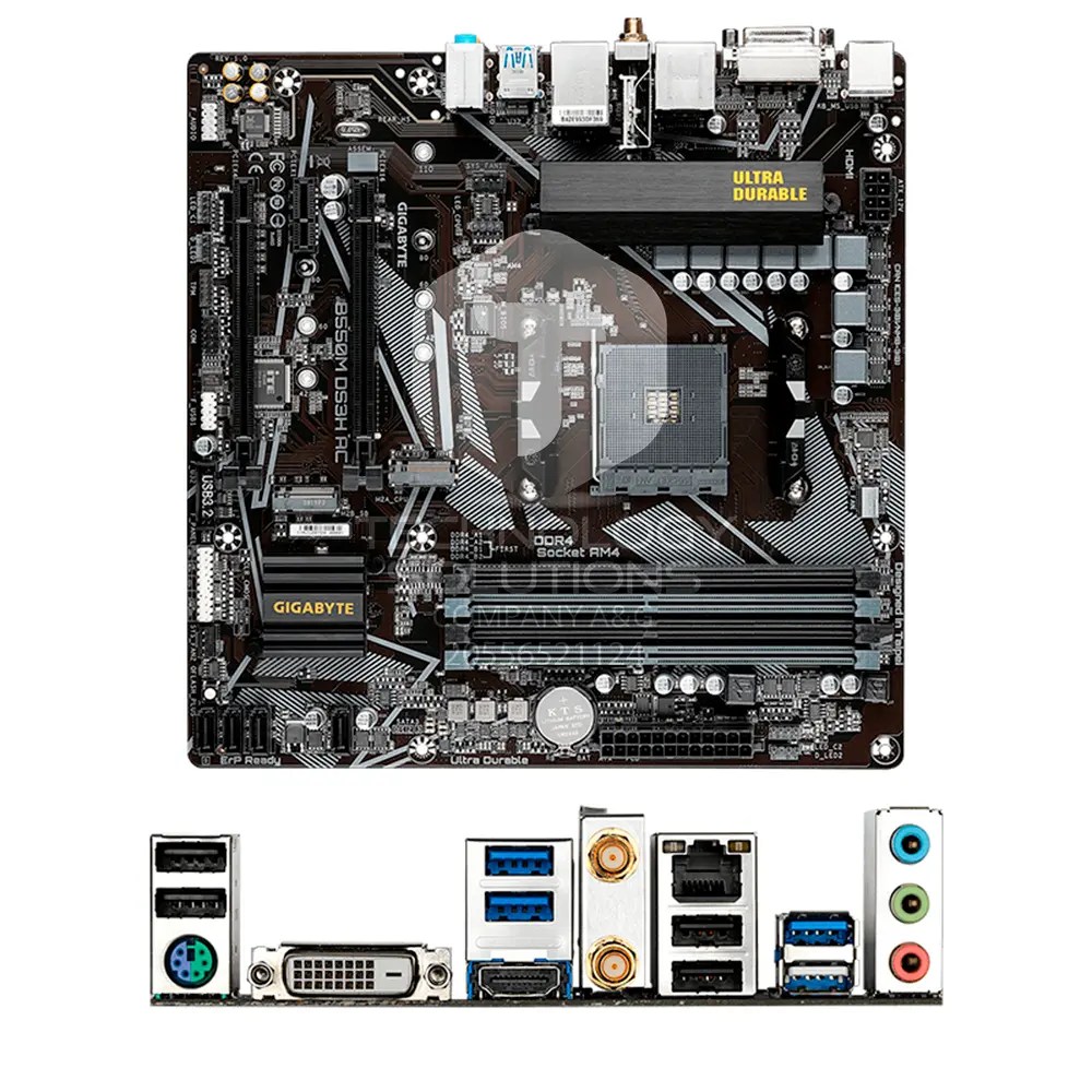 Motherboard Gigabyte B550M DS3H AC Technology