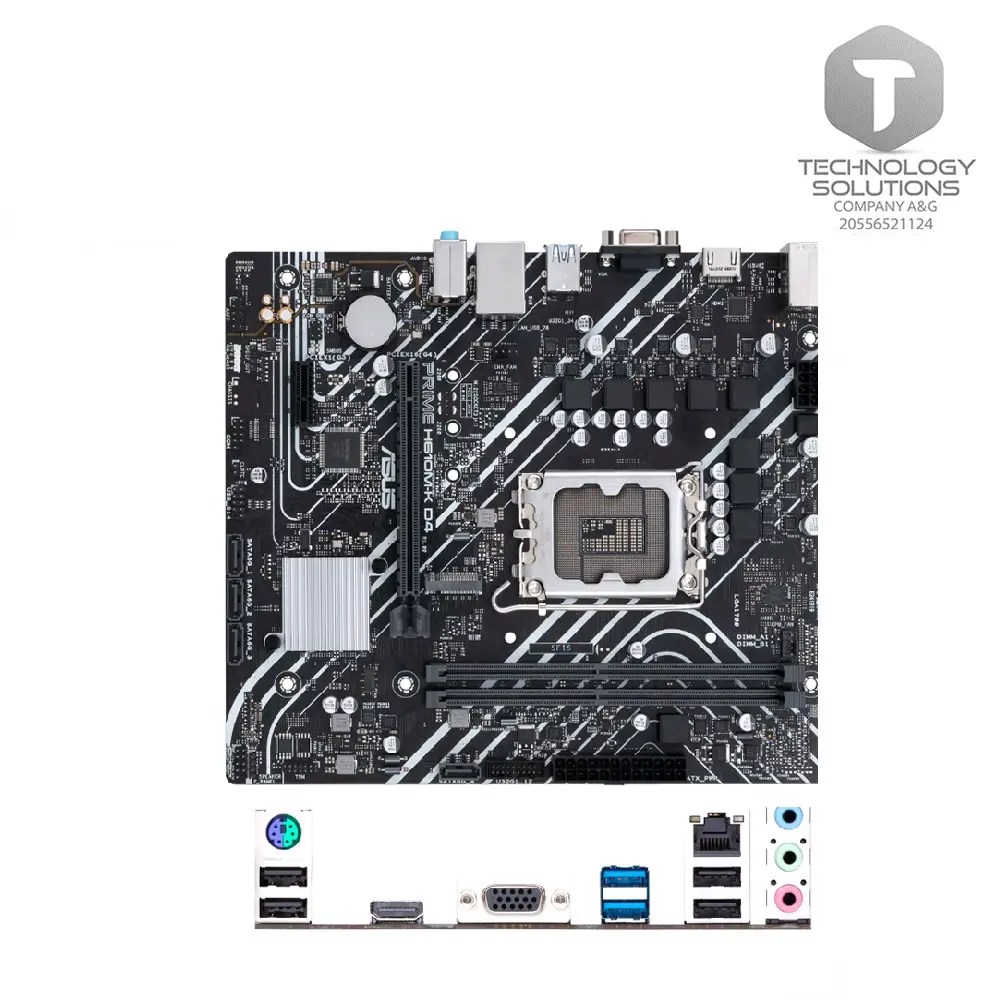 Motherboard ASUS PRIME H610MK D4 Chipset Intel H610 LGA1700 mATX
