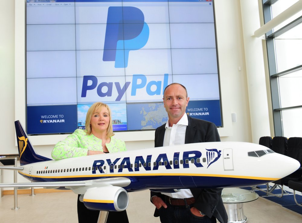 Now you can pay for your Ryanair tickets with Paypal
