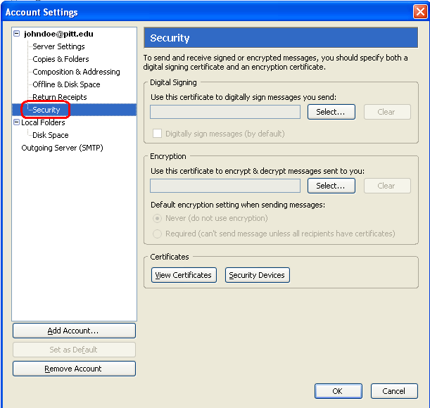 Using Digital Certificates for Email Messages Information Technology