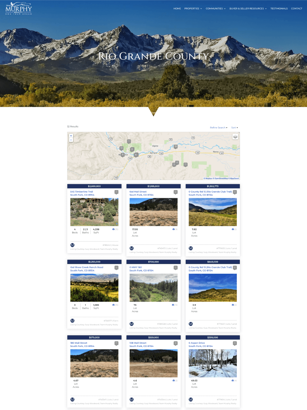 Team Murphy Realty Improved  Design for a Real Estate