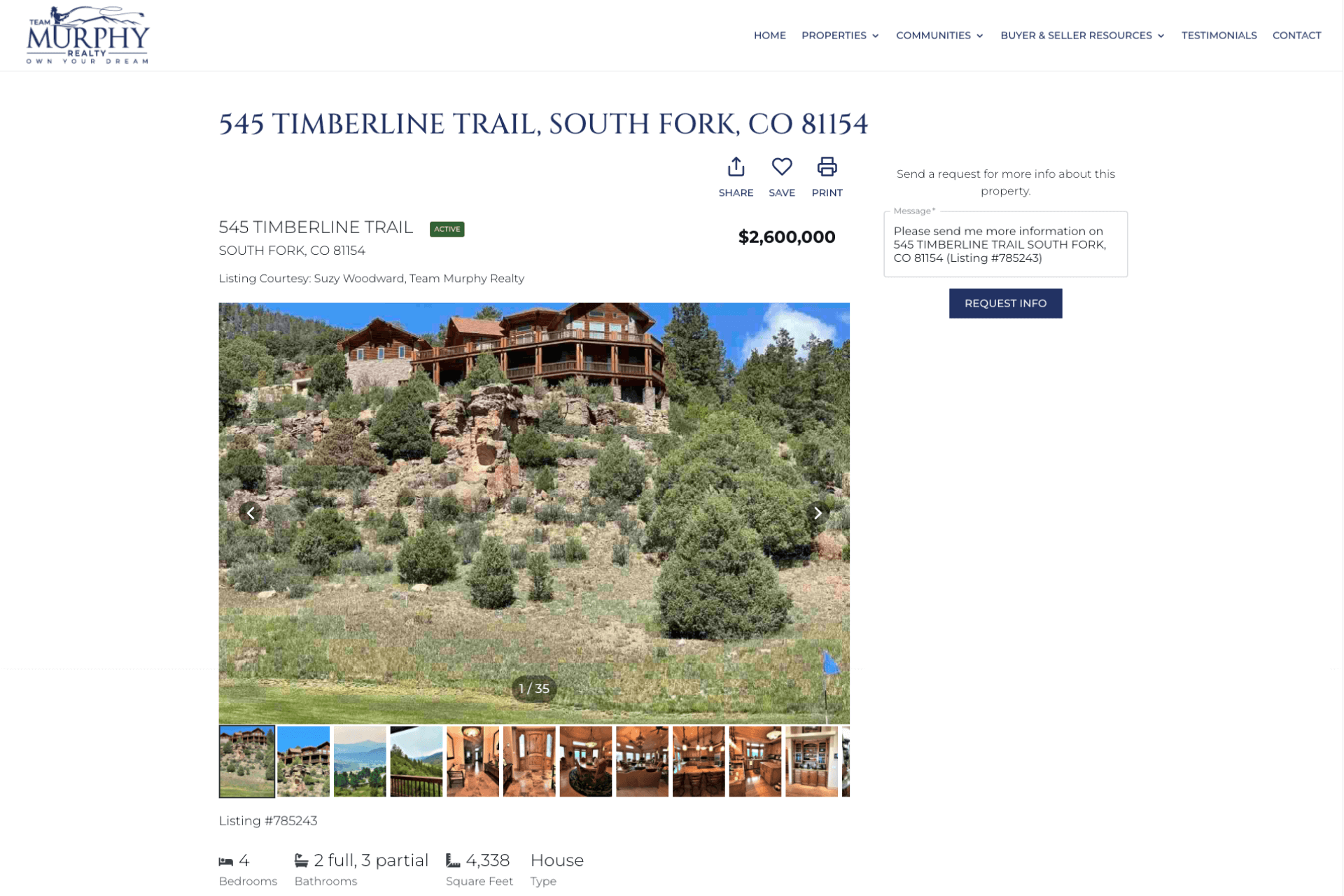 Team Murphy Realty Improved  Design for a Real Estate