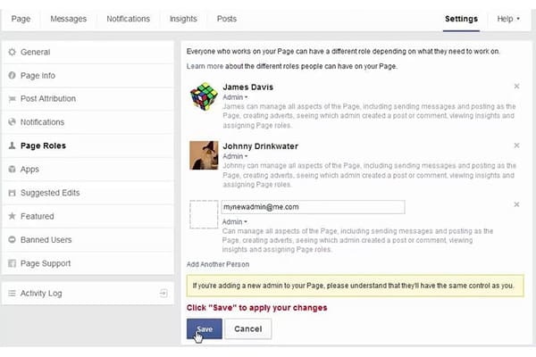 How to Add an Administrator to Your Facebook Page Podium