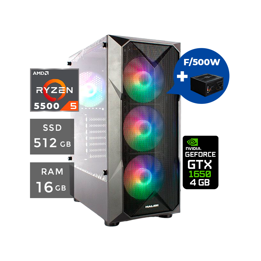 PC AMD RYZEN 5 5500 TECHNOLOGY FES SAC