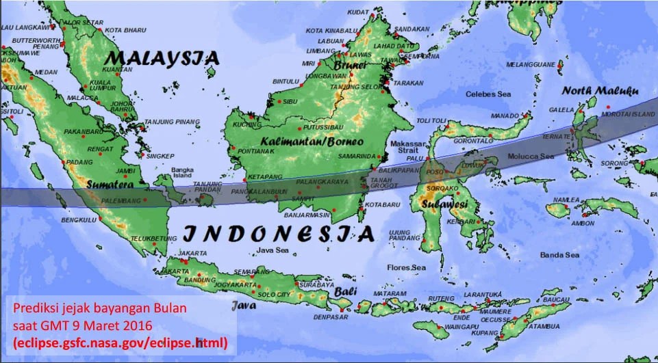 Gerhana Matahari Total akan Melintasi 12 Provinsi Technology Indonesia