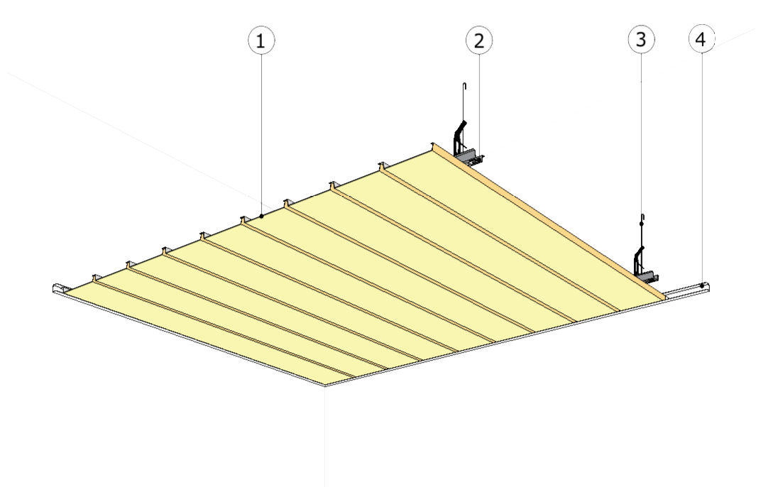 LINEAR STRIP CEILING Technomec