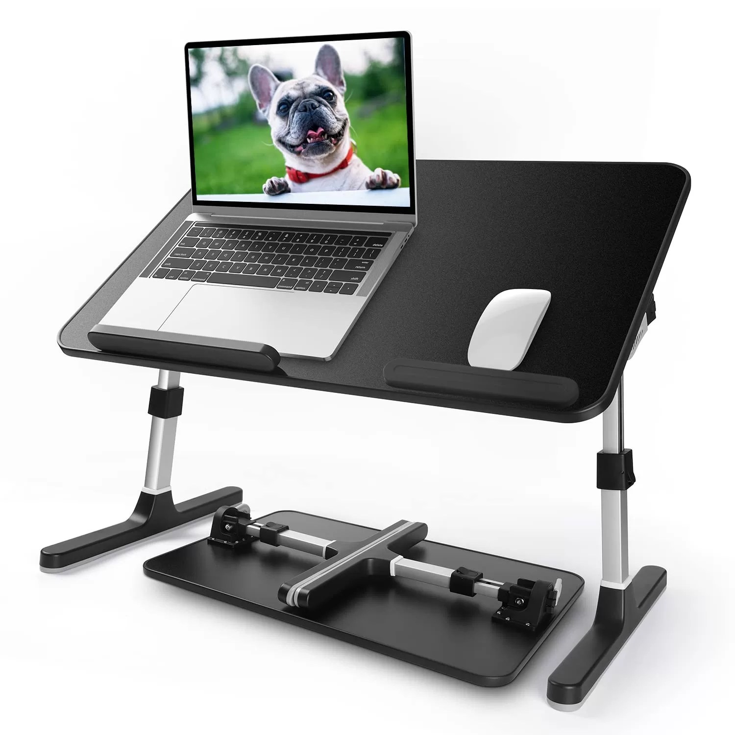 Laptop Bed Tray Table, Adjustable, Portable with Foldable Legs