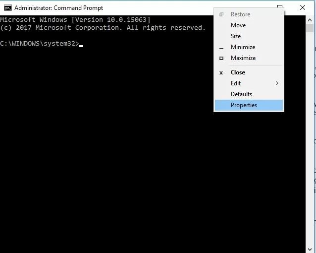 How to change Command Prompt Screen Buffer size? Technoresult