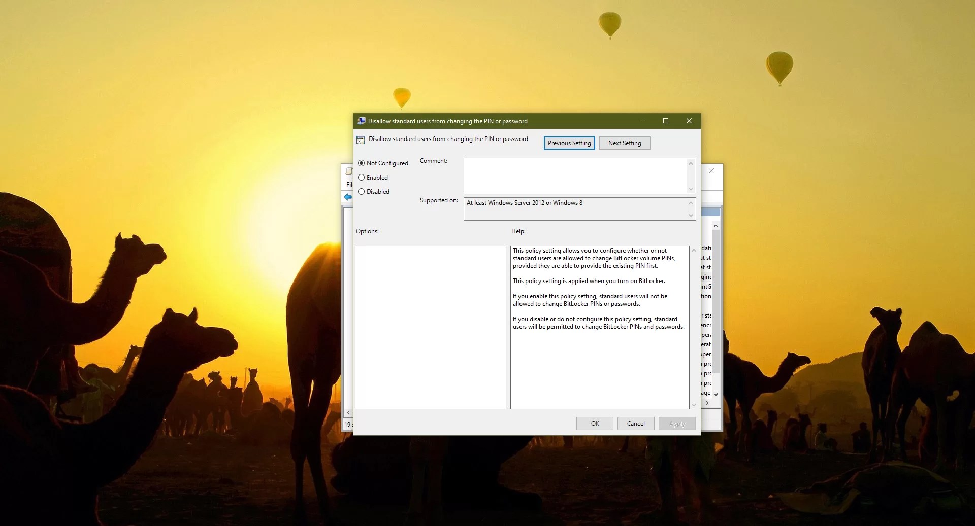 How to Restrict Standard Users from Changing Bitlocker PIN in Windows