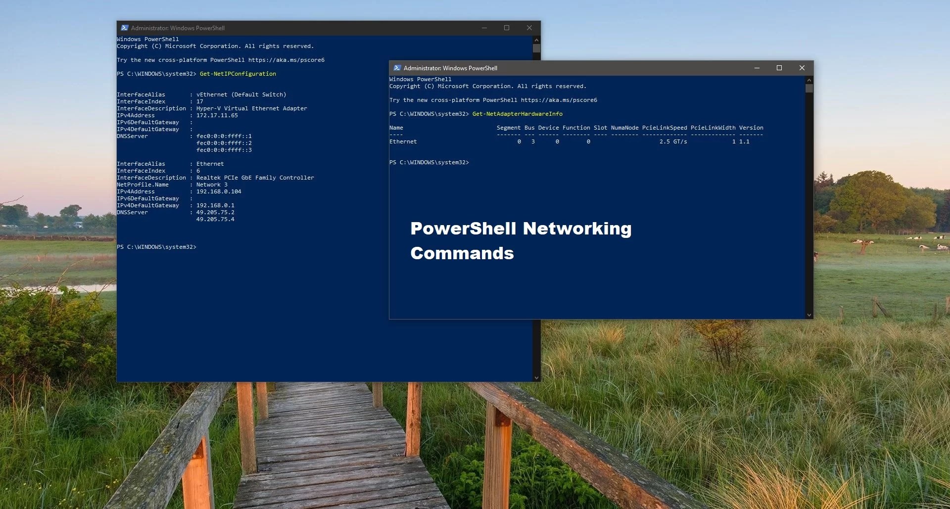 Basic PowerShell Networking Commands Technoresult
