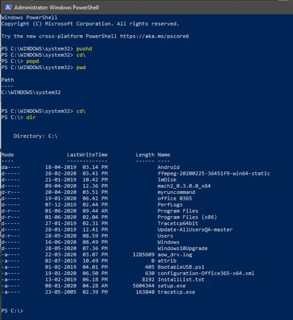 What are PowerShell Navigation commands? Technoresult
