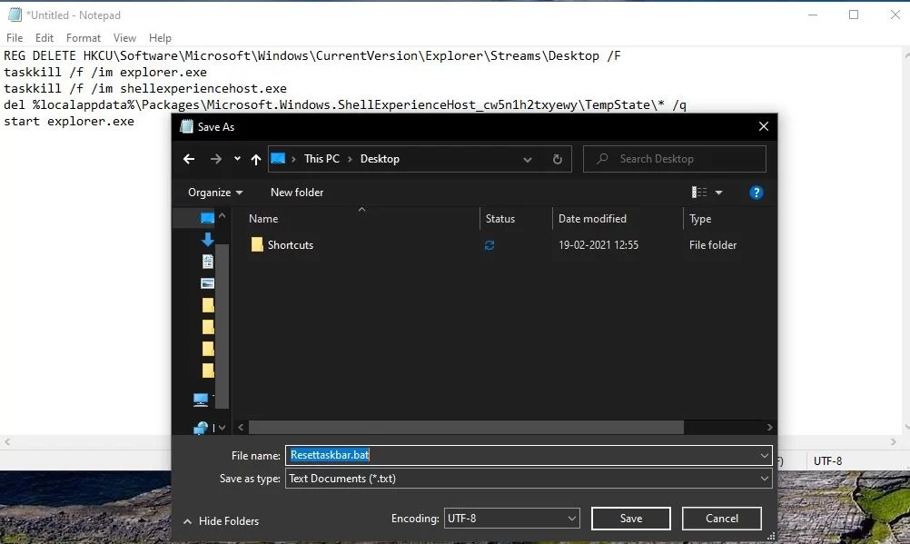 How to Reset Taskbar in Windows 10? Technoresult