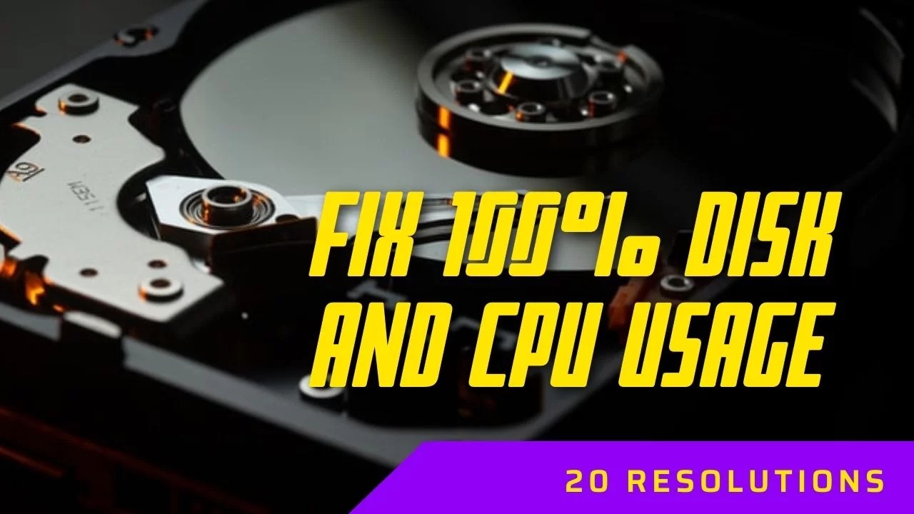 Fix 100 Disk and CPU Usage issue in Windows 10/11[20 Ways] Technoresult