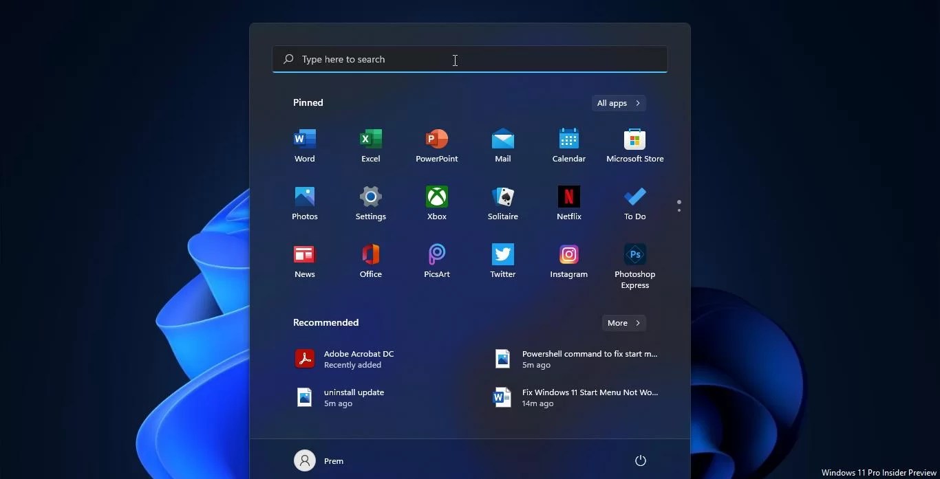Fix Windows 11 Start Menu Not Working Technoresult