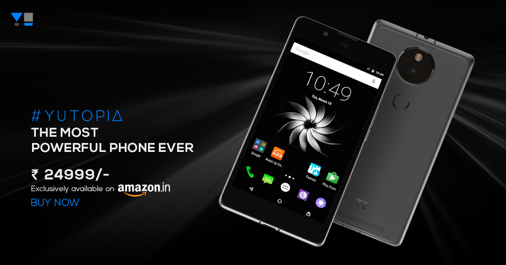 Yu Yutopia Specs, Features Launched at ₹ 24,999