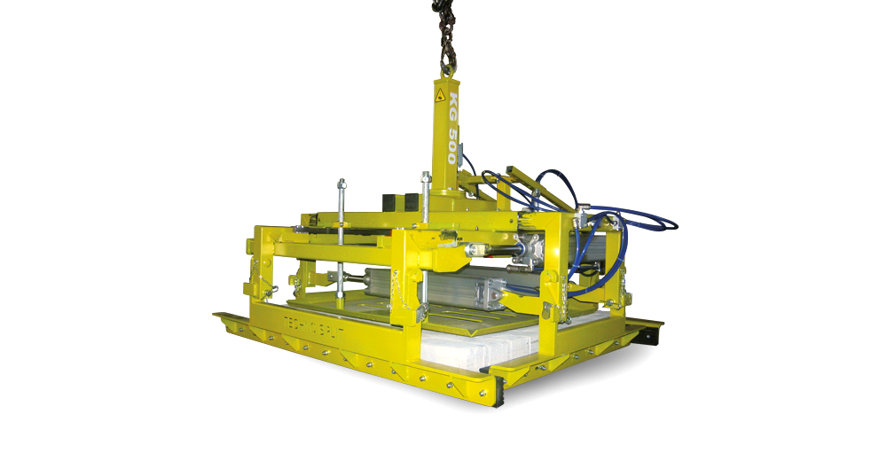 Grippers for lifting with 4 gripping sides concrete blocks Techno Split