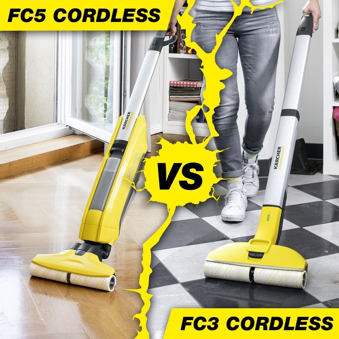 Обзор и сравнение пылесосов Karcher FC3 и FC5