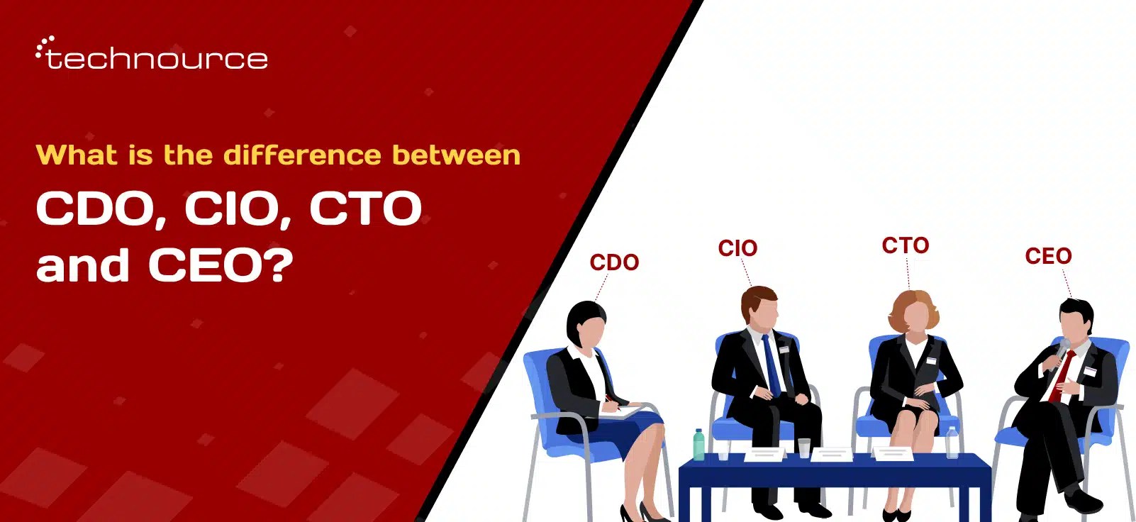 CDO vs CIO vs CTO and CEO Responsibilities and Differences