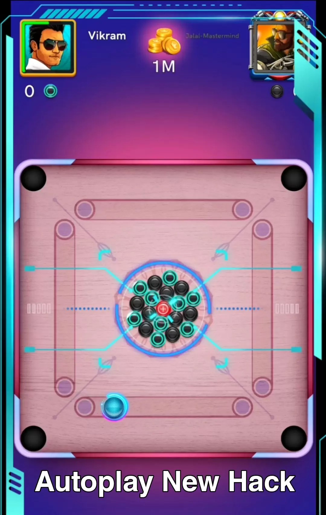 Carrom Pool Autoplay New Aim Hack Download Techno Vikram