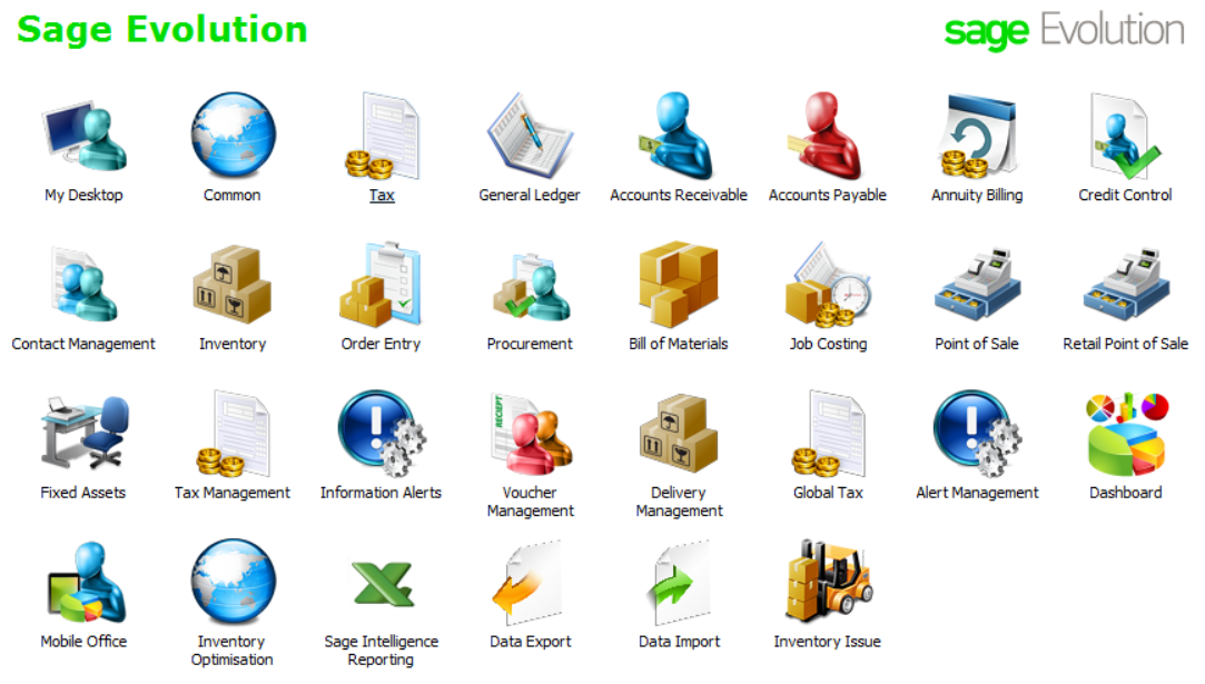 Techno Business Systems Sage Evolution