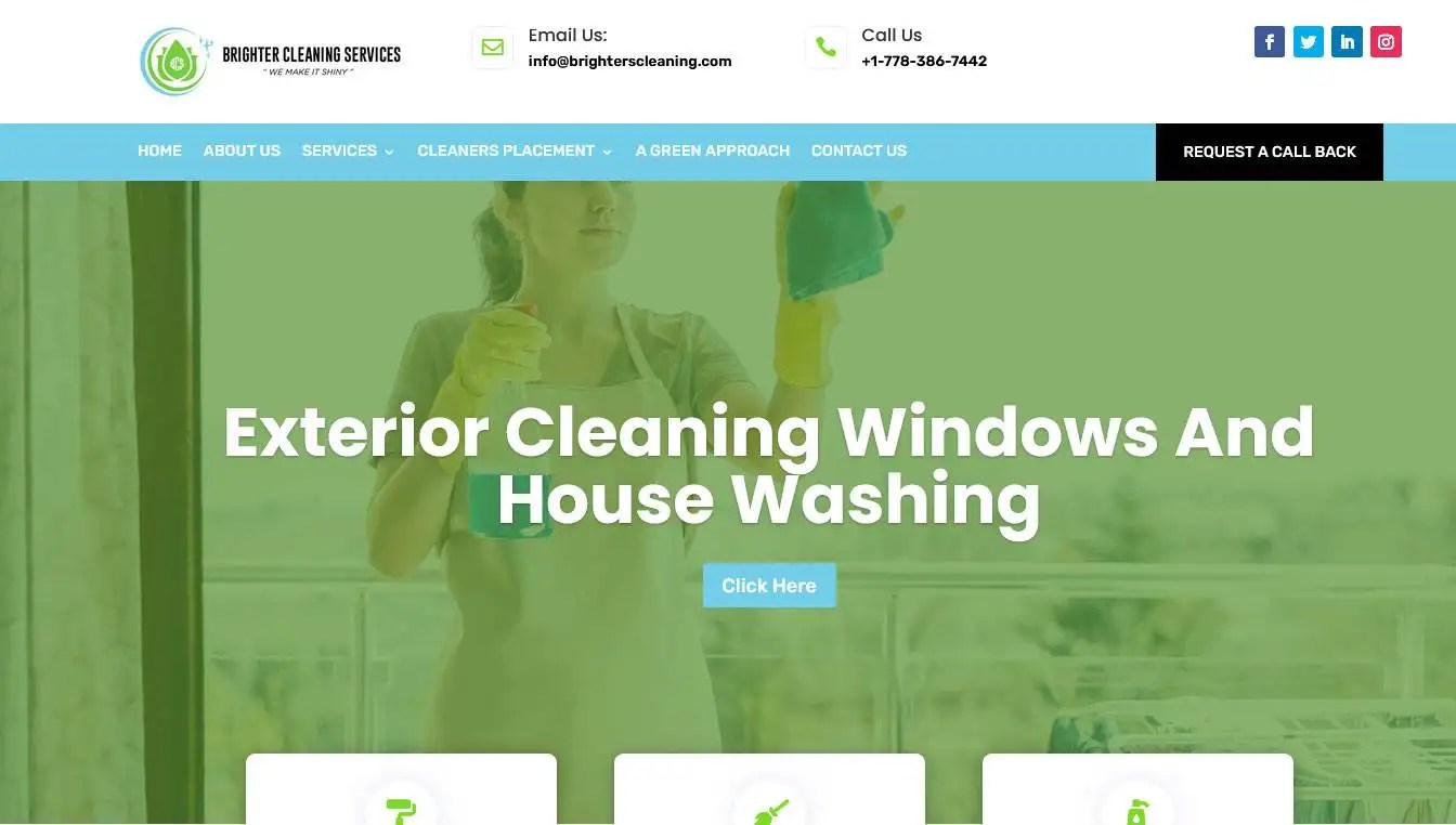Brighter Cleaning Services Technoz Software