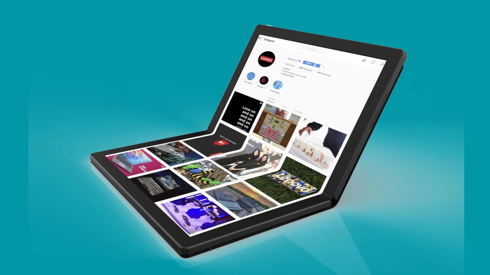 Lenovo travaille sur un ordinateur portable à écran