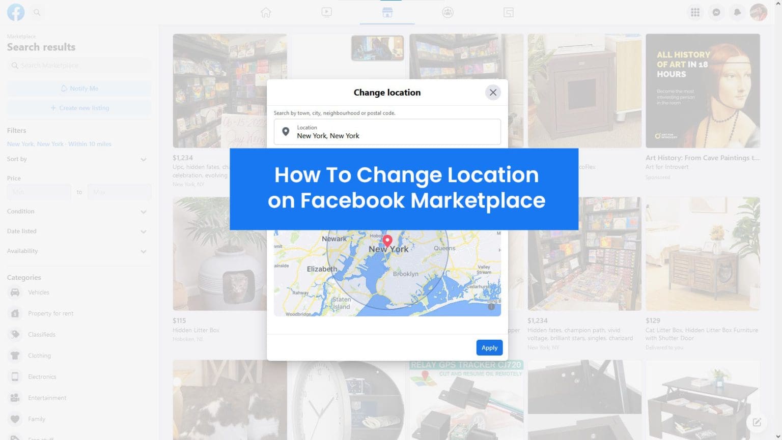 How To Change Location on Facebook Marketplace TechObservatory