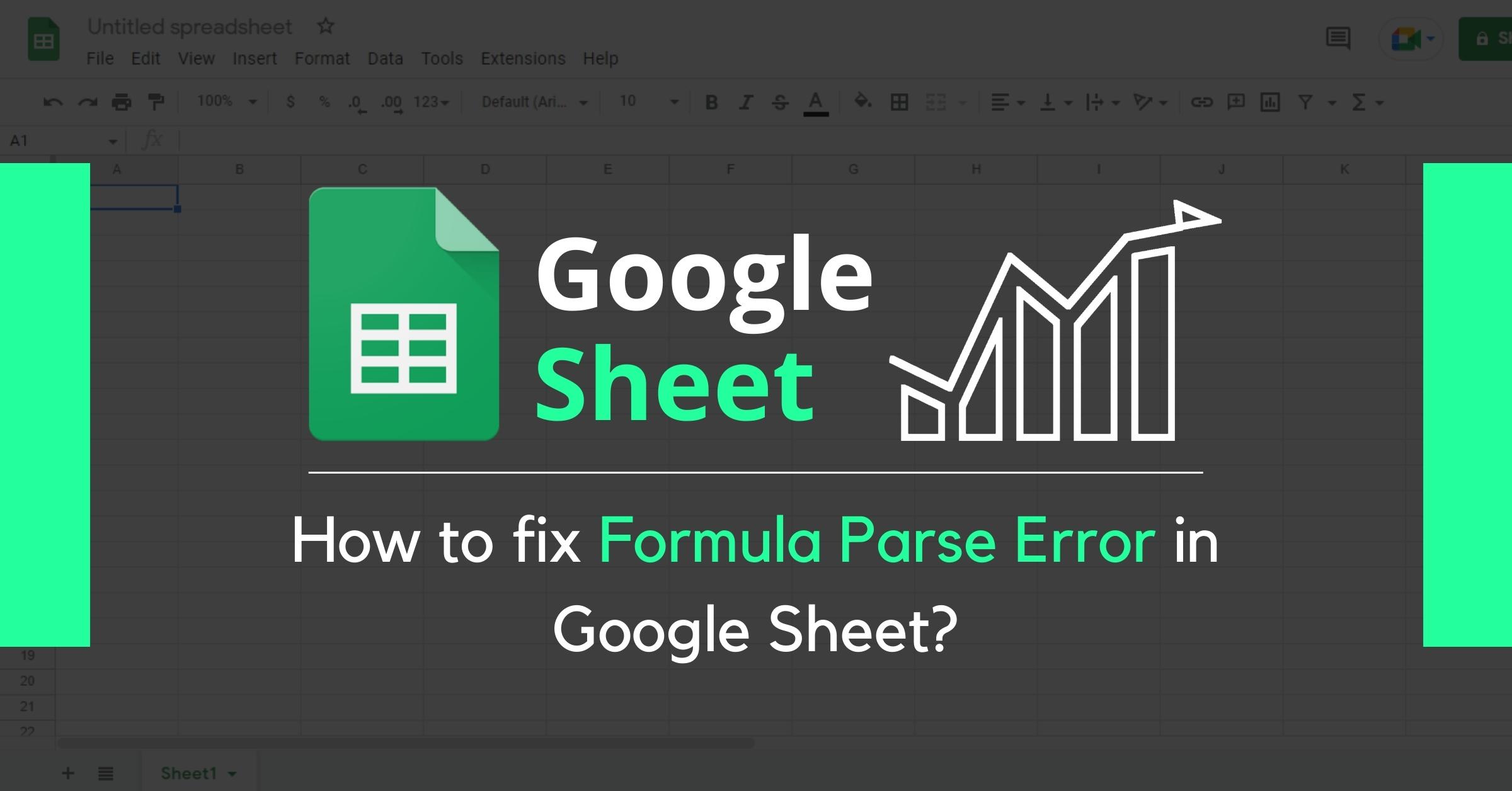 How to Fix "Formula Parse Error" in Google Sheets TechObservatory