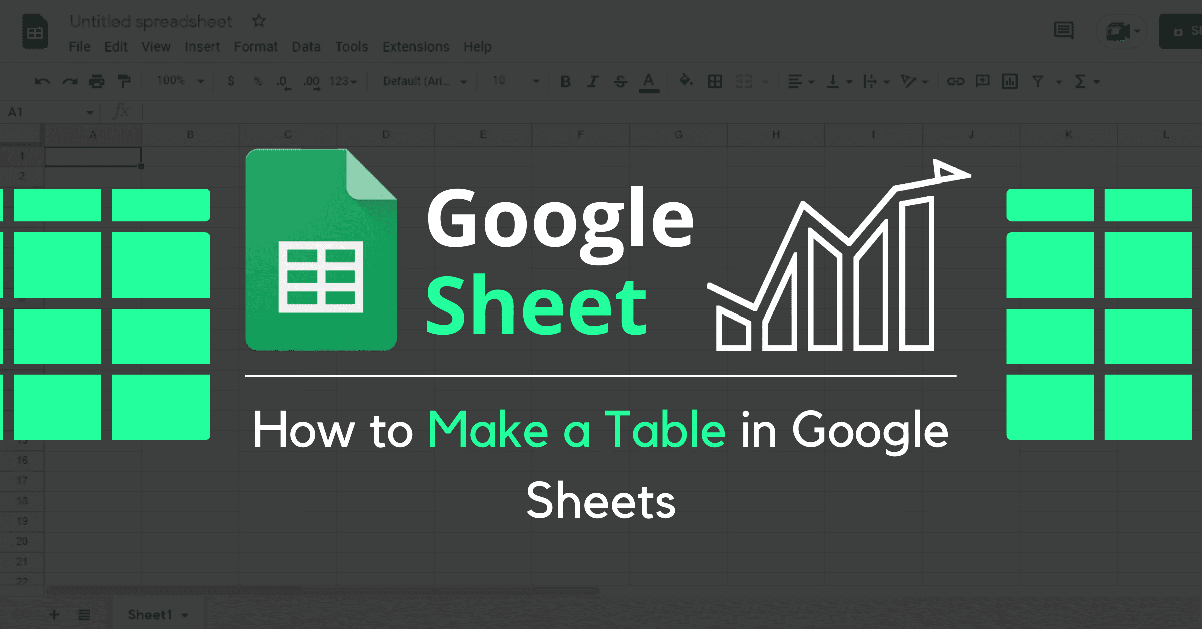 How to Make a Table in Google Sheets TechObservatory