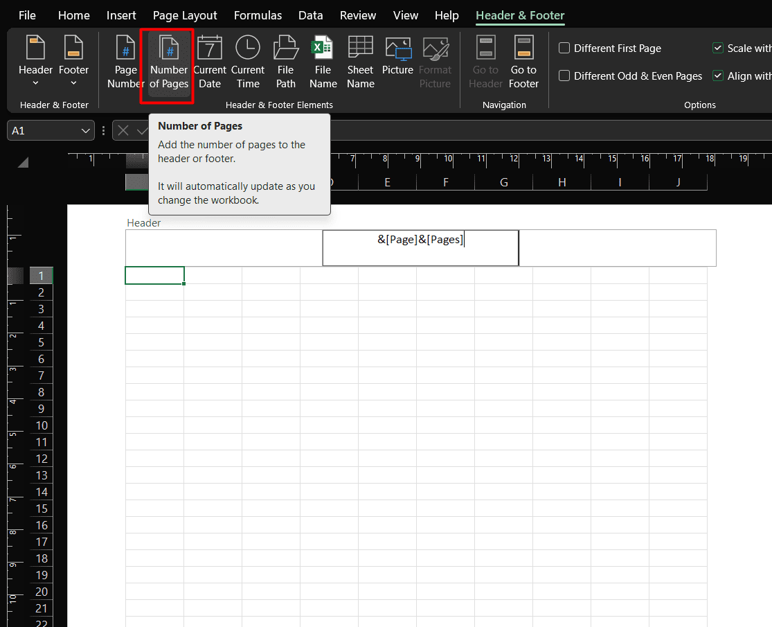How to Insert Page Numbers in Excel TechObservatory