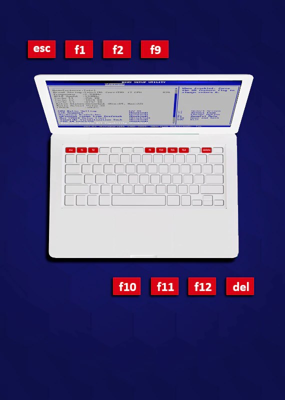 boot key for sony vaio